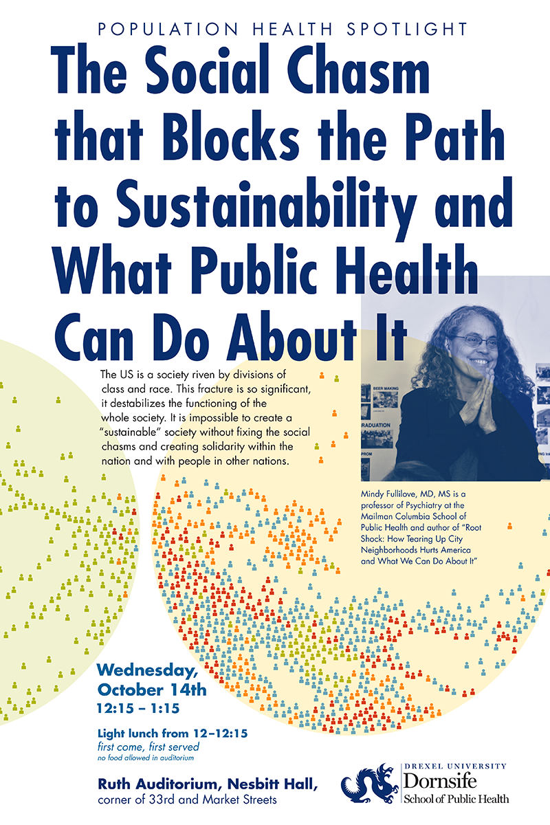 The Social Chasm that Blocks the Path to Sustainability and What Public Health can do About It